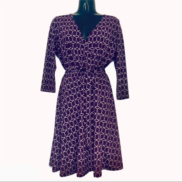 41 Hawthorn Dresses & Skirts - 41 Hawthorn Stitch Fix Faux Wrap Mesh Dress